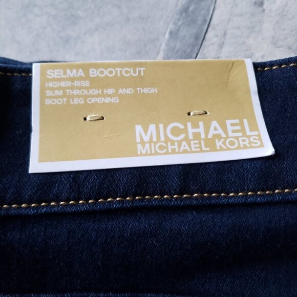 NWT - Michael Kors Women's Selma Bootcut Jeans - Size 14 - Picture 2 of 6